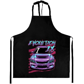 Discover Lancer Evolution Ix Neon Theme Aprons