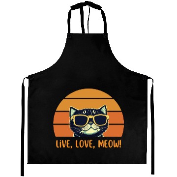 Discover Live, love, meow! Vintage Style Aprons