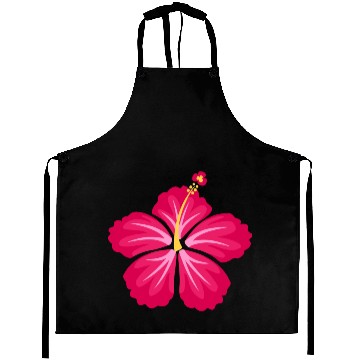 Discover Pink Hibiscus Flower Aprons