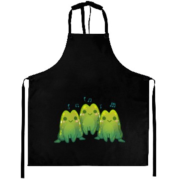 Discover Green Singing Frog Trio Aprons