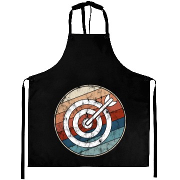 Discover Retro Archery Bullseye Aprons