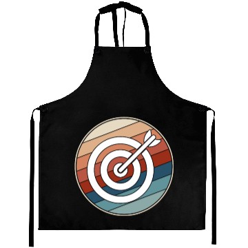 Discover Retro Archery Bullseye Aprons