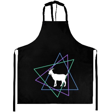 Discover Geometric Pig Art Aprons