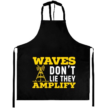 Discover Ham Radio Operator Morse Code Radioactivity Aprons