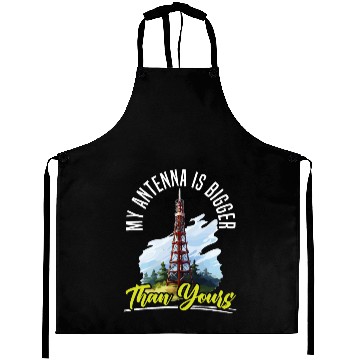 Discover Ham Radio Operator Morse Code Radioactivity Aprons