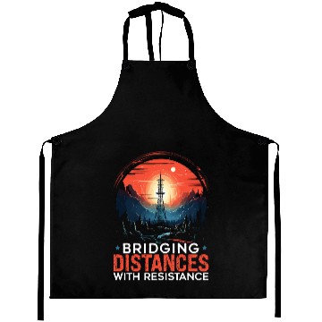 Discover Ham Radio Operator Morse Code Radioactivity Aprons