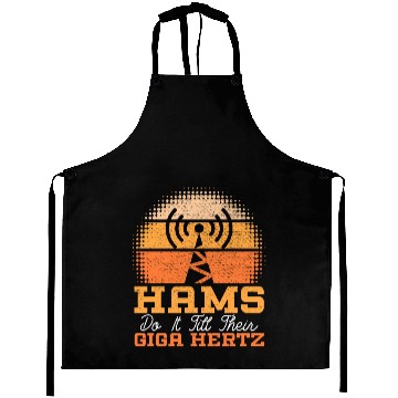 Discover Ham Radio Operator Morse Code Radioactivity Aprons
