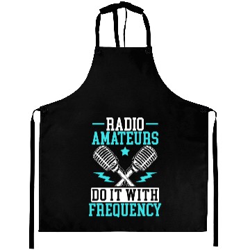 Discover Ham Radio Operator Morse Code Radioactivity Aprons