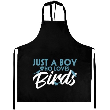 Discover Bird Budgie Boy Avian Love Robin Heron Hummingbird Aprons