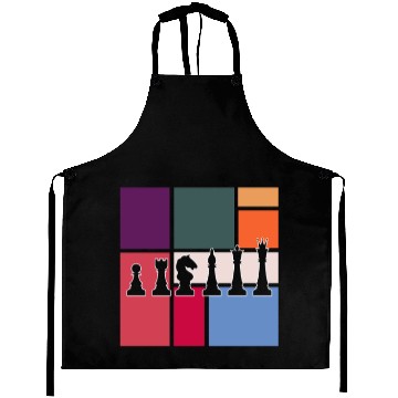Discover Vintage Chess – Retro Strategy Master Aprons