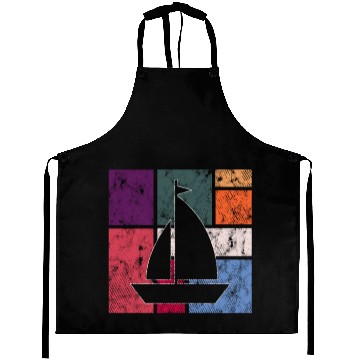 Discover Vintage Sailing Adventure Aprons