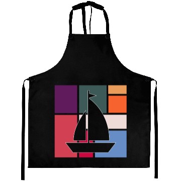 Discover Vintage Sailing Adventure Aprons