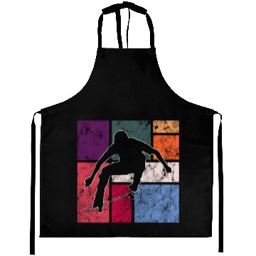 Discover Skateboard Trick Retro Aprons