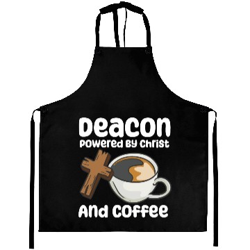 Discover Powered By Christ And Coffee Aprons