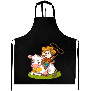 Discover Meow Dy Yeehaw Cowboy Cat Aprons