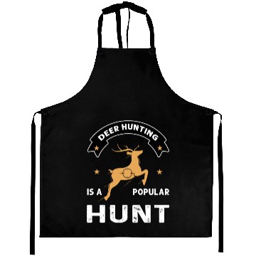 Discover Deer hunting...hunt - Hunting design Aprons