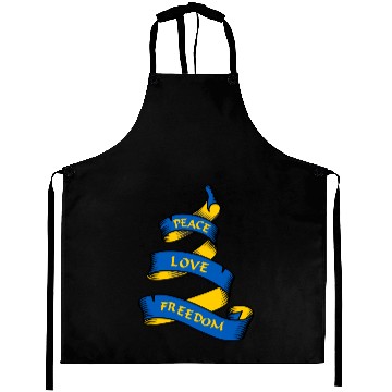 Discover Curl banner with text Ukraine Aprons