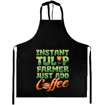 Discover Tulip Gardening Coffee Aprons