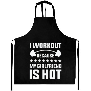 Discover Funny gym and workout meme Aprons