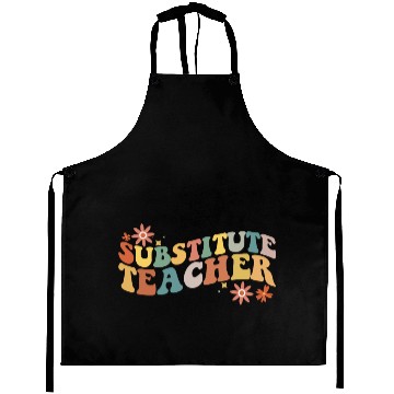 Discover Substitute Teacher Back To School Sub Teacher Aprons