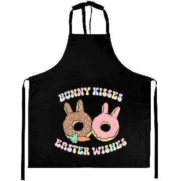 Discover Bunny Kisses Donut Lover Easter Gift Aprons