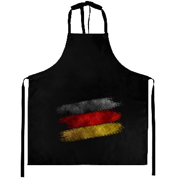 Discover GERMANY DEUTSCHLAND FLAG BRUSH GLITTER Aprons