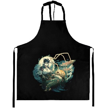 Discover Ningyo and Kappa (Japanese Folklore) Ramen Aprons