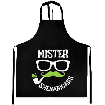 Discover Mister Shenanigans Funny St. Patrick's Day Gift Aprons