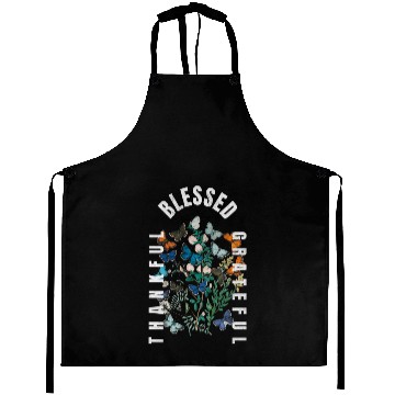 Discover Thankful Blessed Grateful Aprons