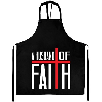 Discover Husband Of Faith Love Jesus Christian Christmas Aprons