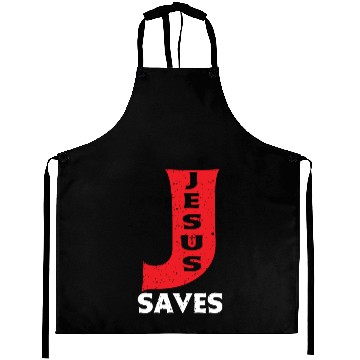 Discover Jesus Saves Love Jesus Christian Christmas Aprons