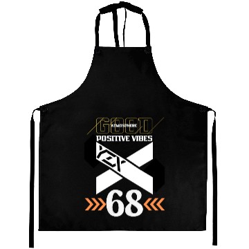 Discover Positive vibes streetwear Aprons