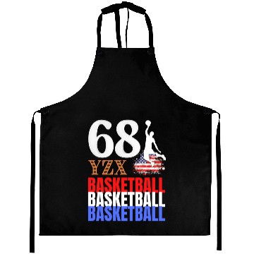 Discover American basketball tri-colour Aprons