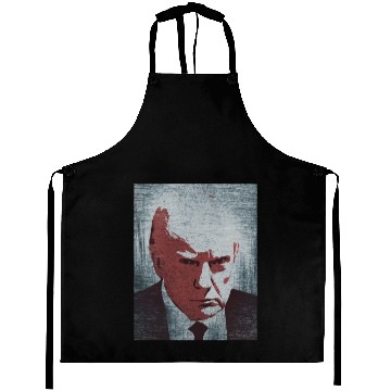 Discover Donald Trump mugshot graffiti Aprons