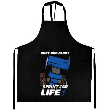 Discover Sprint Car Mom Dirt Track Racing Racing Race Day Aprons