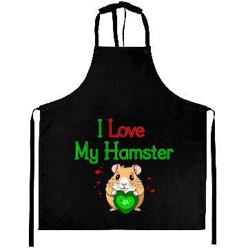 Discover I Love My Hamster Aprons