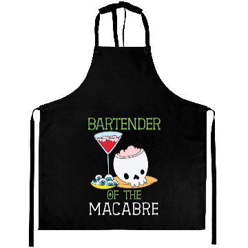 Discover Bartender of the Macabre Bartender Halloween Aprons