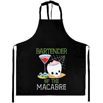 Discover Bartender of the Macabre Bartender Halloween Aprons