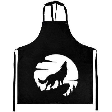 Discover Wolf Howl Wilderness Wildlife Aprons