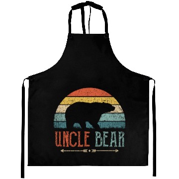 Discover Uncle Bear Vintage Retro Present Aprons