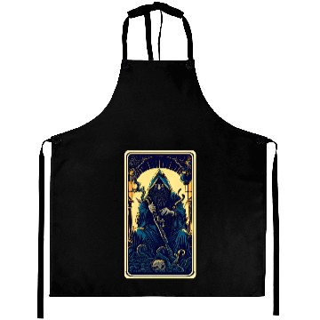 Discover Dark Tarot Card Aprons: Mystical Astrology