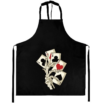 Discover Skeleton Poker Ace Texas Holdem Cards Aprons