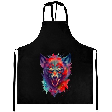 Discover Dangerous Wolf Aprons