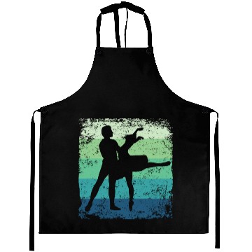Discover Ballet Dance Couple Vintage Ballerina Aprons