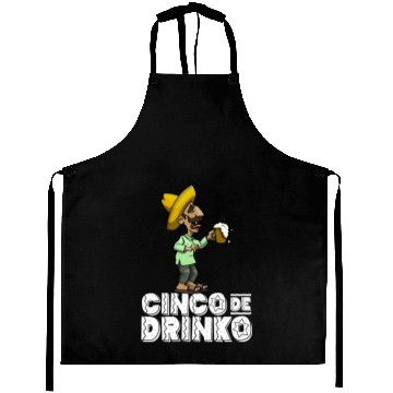 Discover Cinco De Drinko Aprons