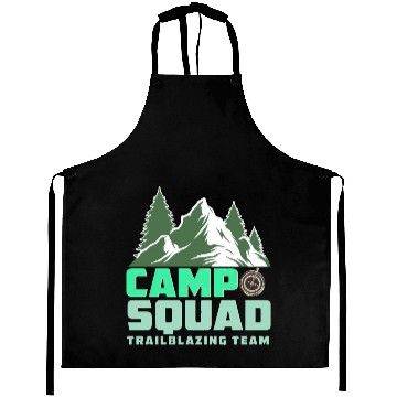 Discover CAMP SQUAD TRAILBLAZING TEAM Aprons