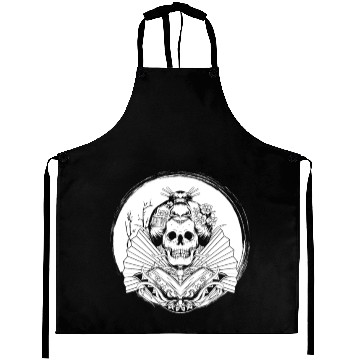 Discover Geisha Skull Aprons