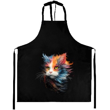 Discover Persian Cat Masterful Animal Painting Aprons