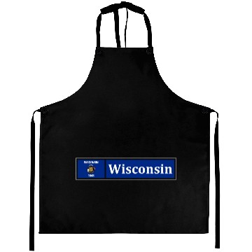 Discover Wisconsin Flag Aprons