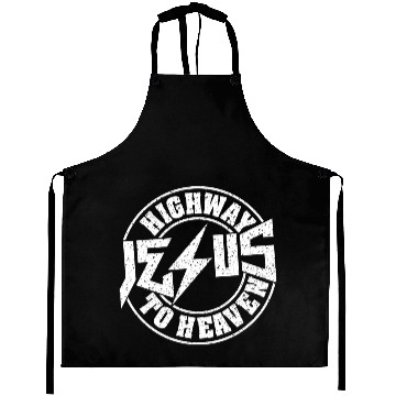 Discover Jesus Highway To Heaven Love Jesus Christian Aprons